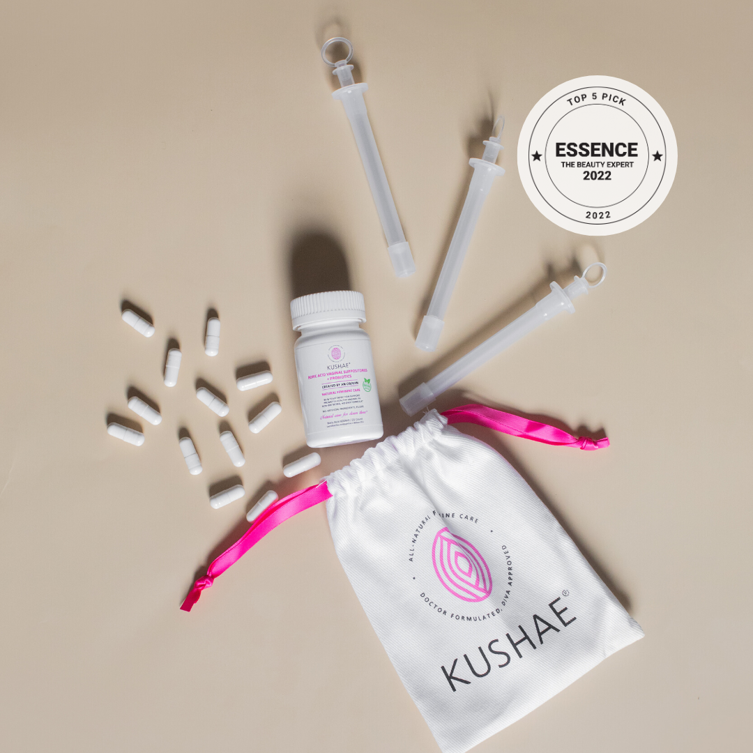 Kushae Wholesale Vaginal Boric Acid Suppositories - With Applicators